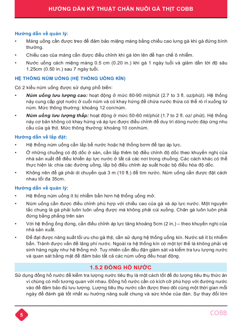 image for page Hướng dẫn kỹ thuật Chăn nuôi gà thịt Cobb