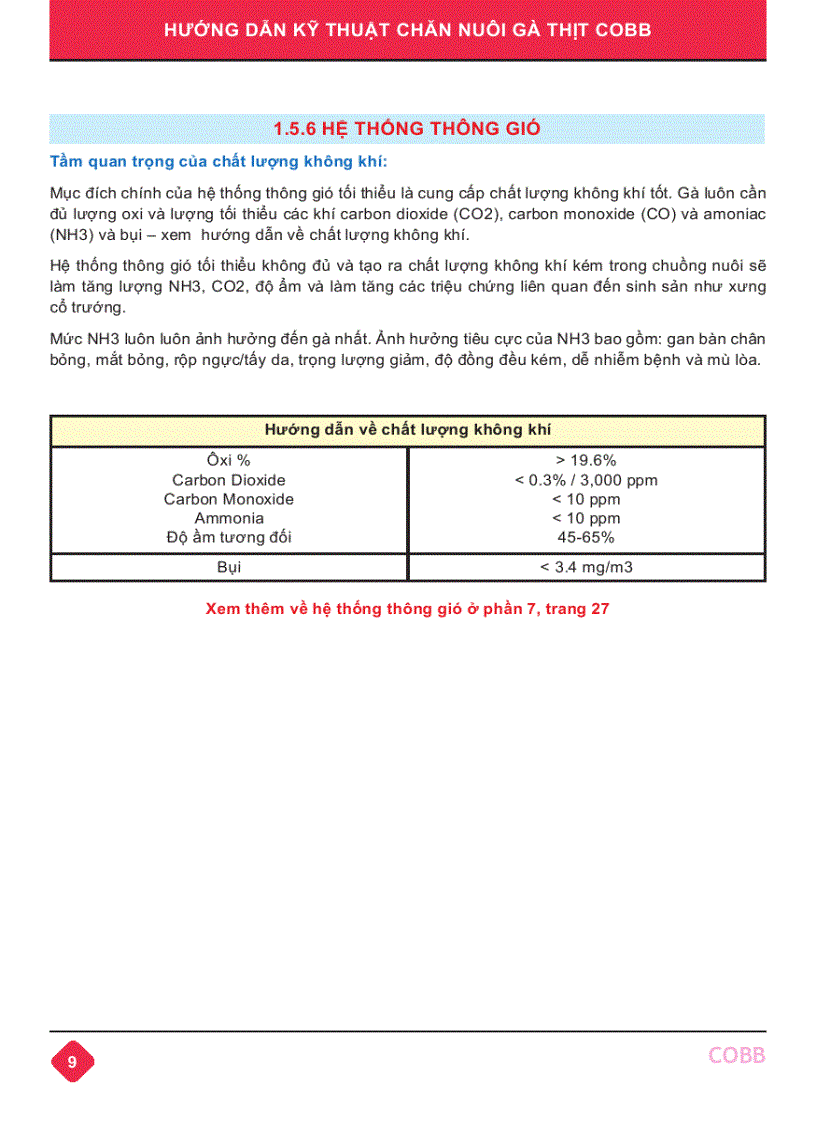 image for page Hướng dẫn kỹ thuật Chăn nuôi gà thịt Cobb