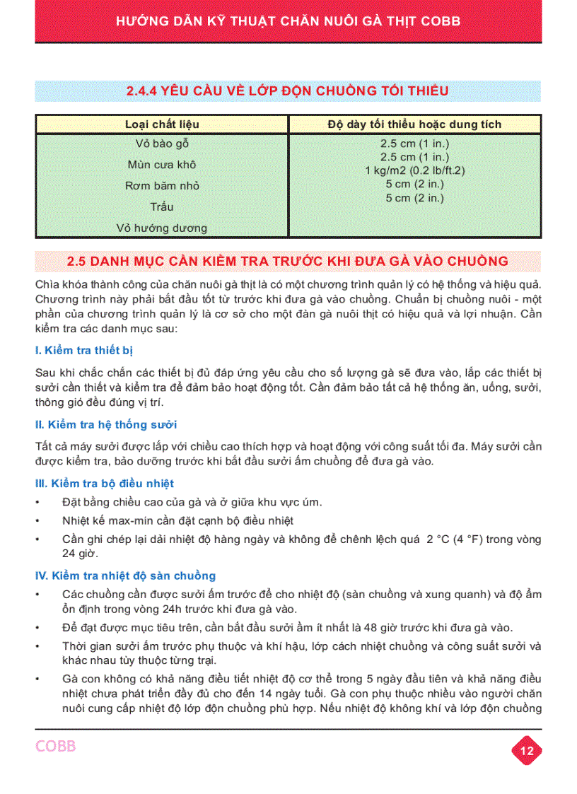 image for page Hướng dẫn kỹ thuật Chăn nuôi gà thịt Cobb