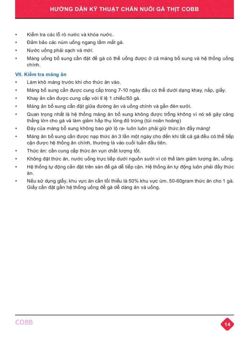 image for page Hướng dẫn kỹ thuật Chăn nuôi gà thịt Cobb