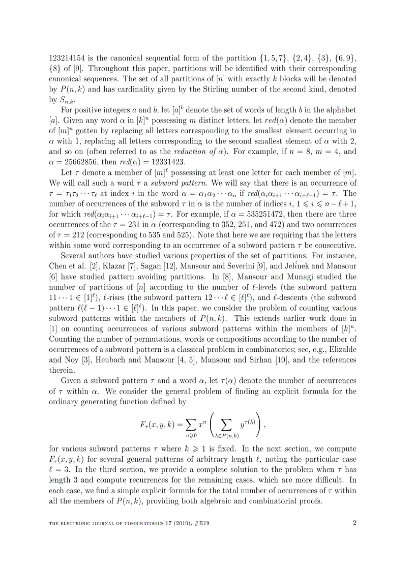 image for page Counting subwords in a partition of a set