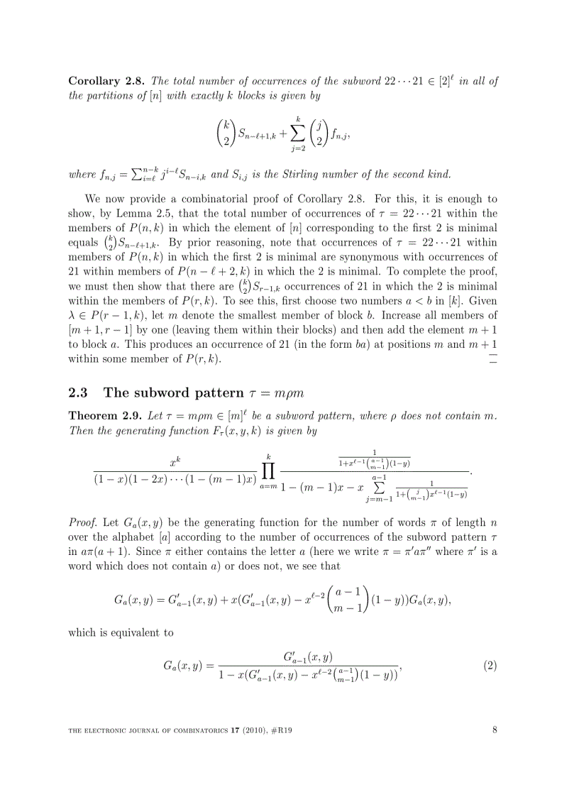 image for page Counting subwords in a partition of a set