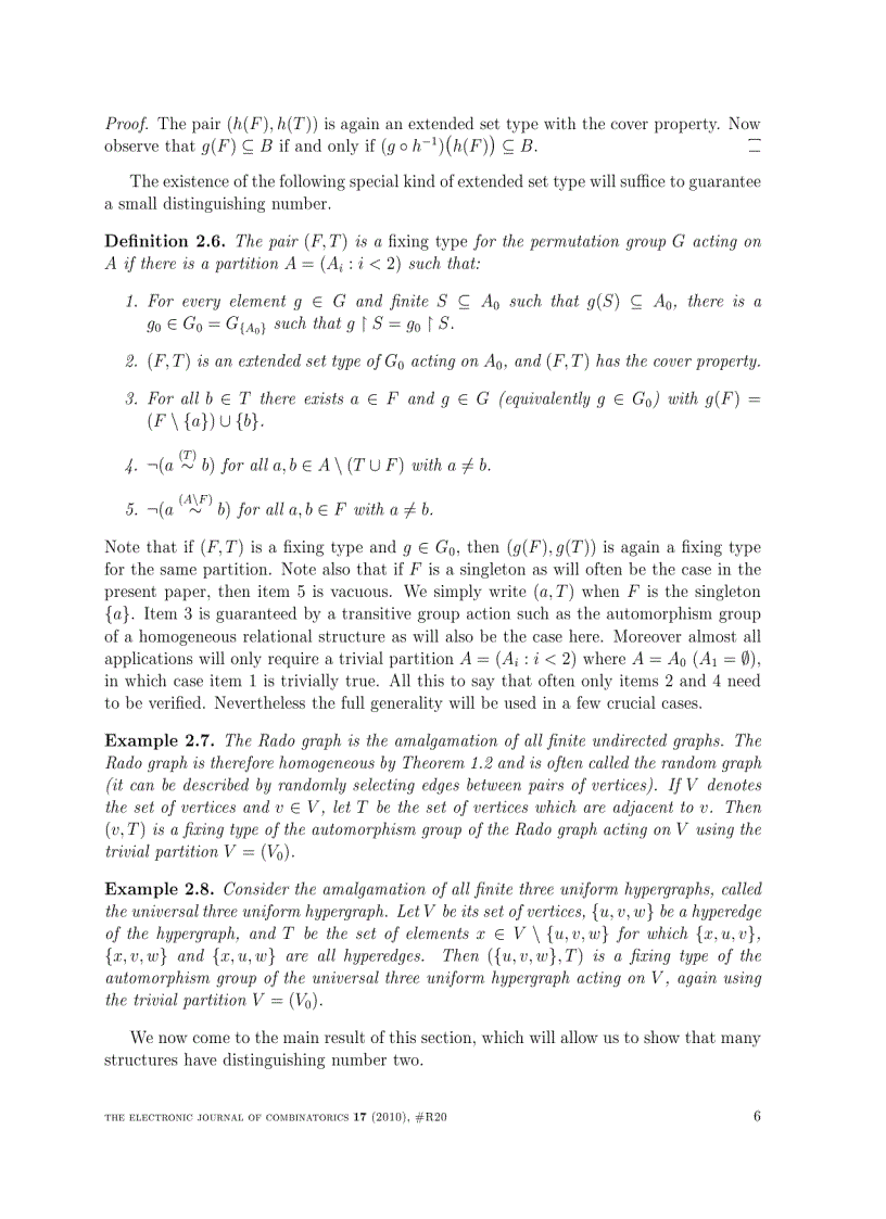 image for page Distinguishing Number of Countable Homogeneous Relational Structures