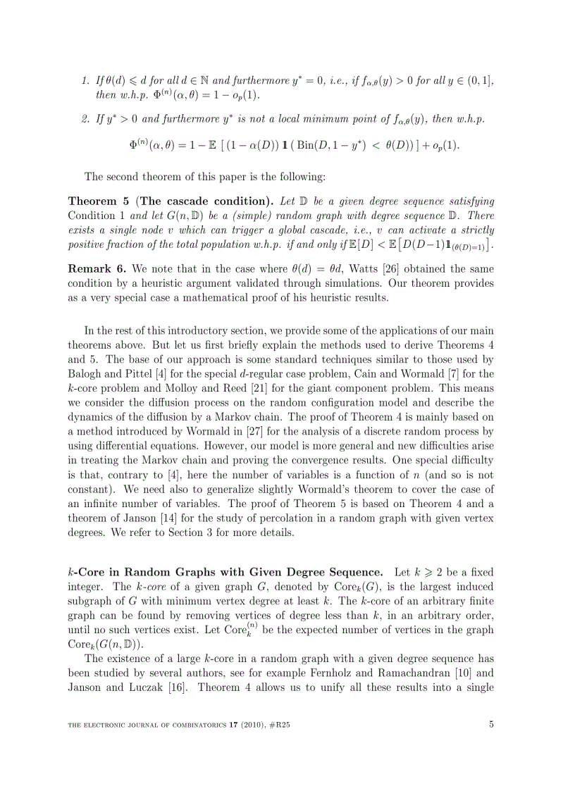 image for page Bootstrap Percolation and Diffusion in Random Graphs with Given Vertex Degrees