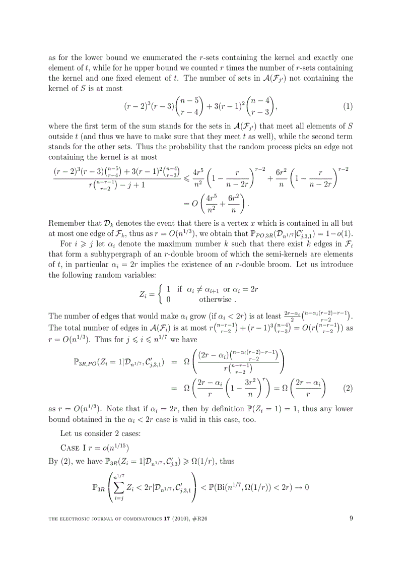 image for page On randomly generated non trivially intersecting hypergraphs