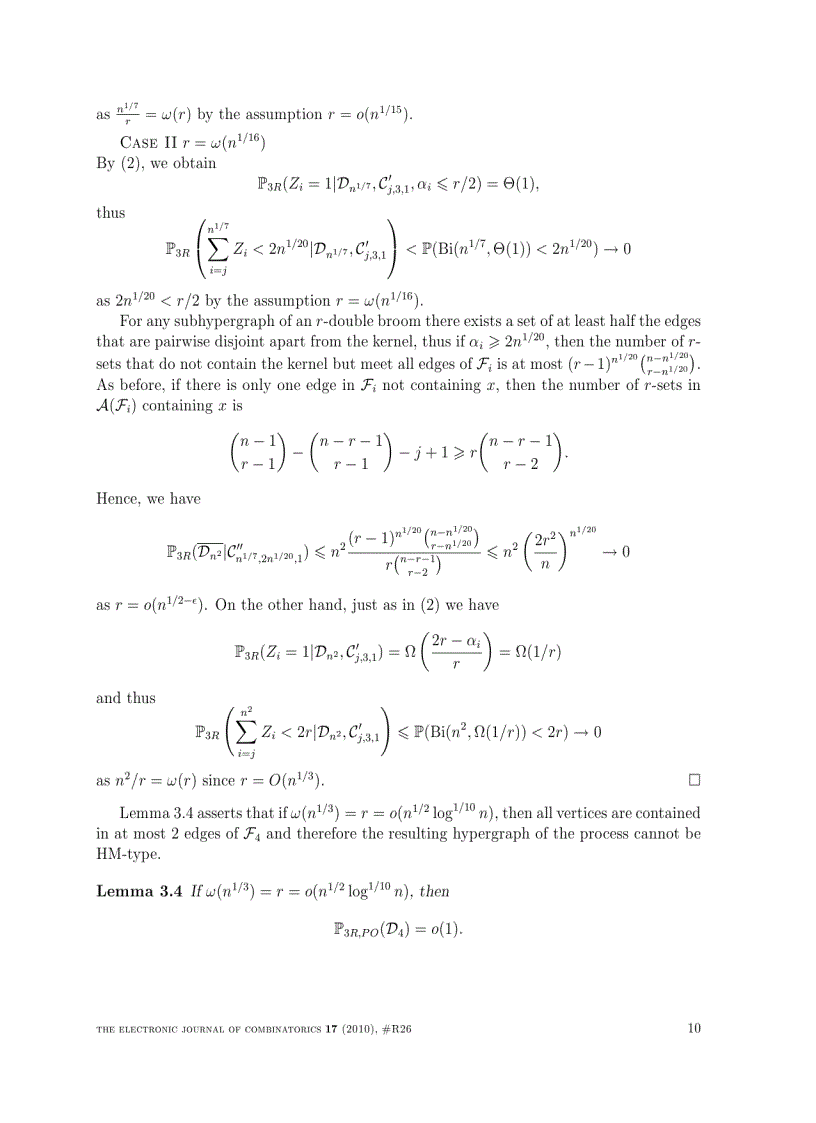 image for page On randomly generated non trivially intersecting hypergraphs