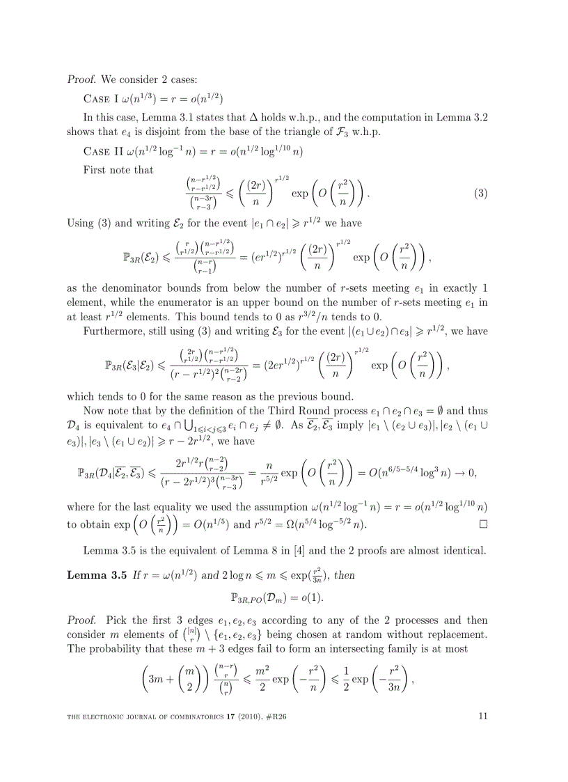 image for page On randomly generated non trivially intersecting hypergraphs