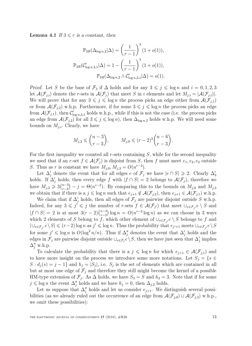 image for page On randomly generated non trivially intersecting hypergraphs