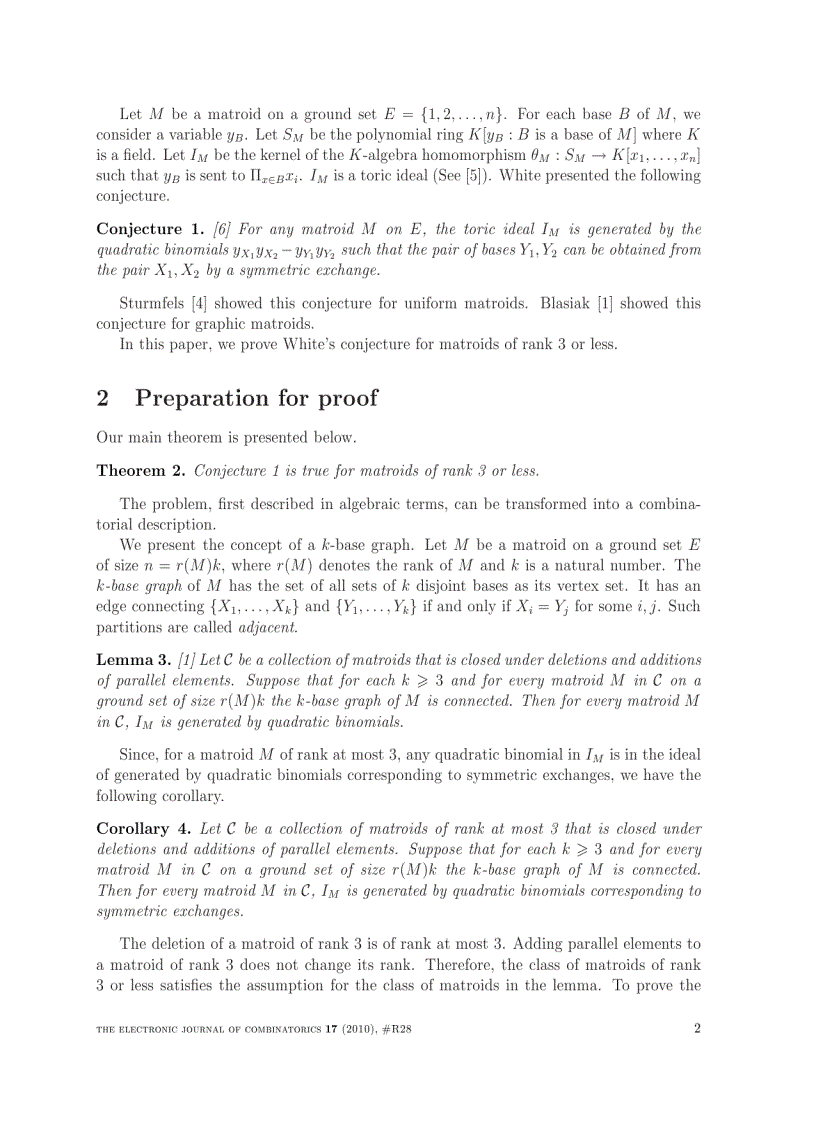 image for page The toric ideal of a matroid of rank 3 is generated by quadrics