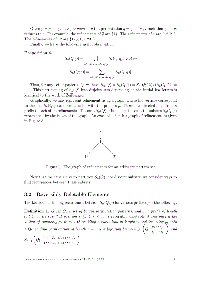 image for page Enumeration Schemes for Permutations Avoiding Barred Patterns