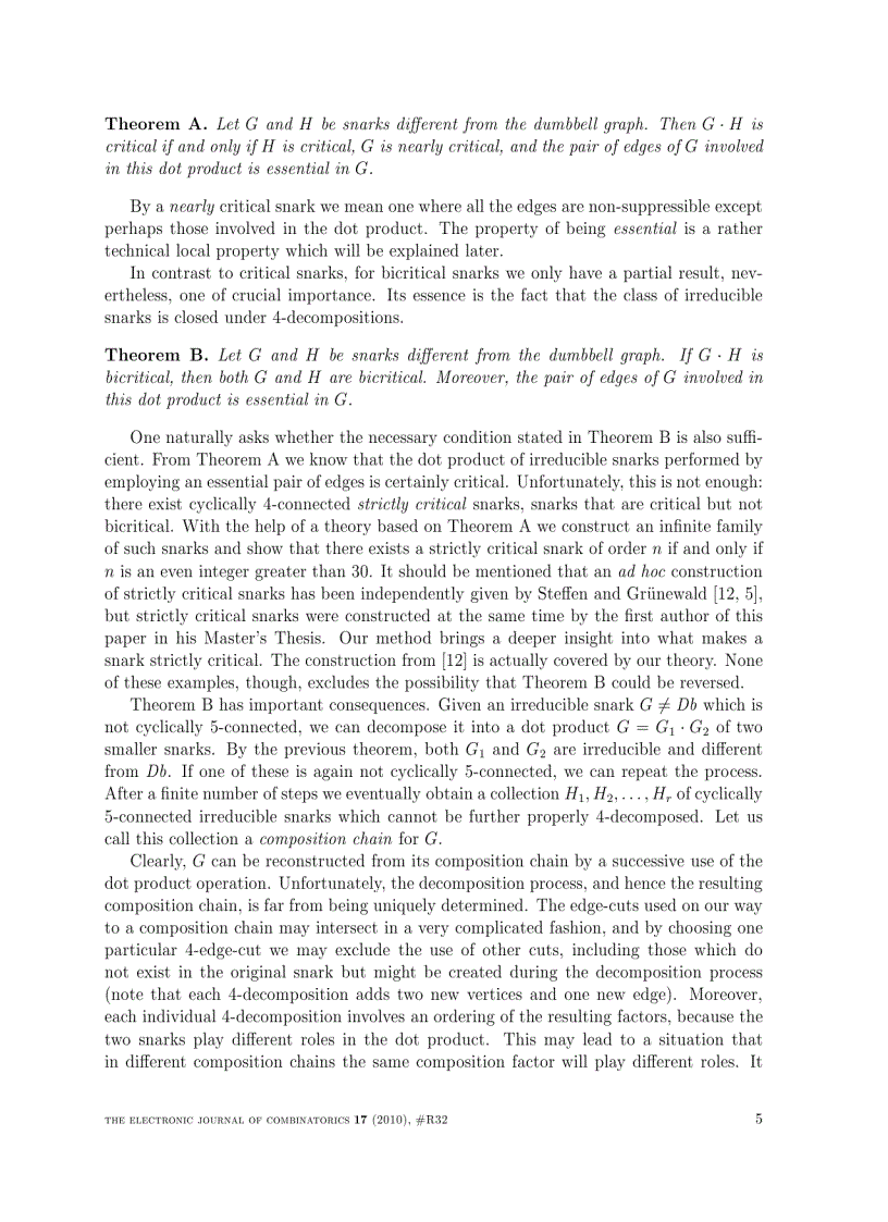 image for page Factorisation of Snarks