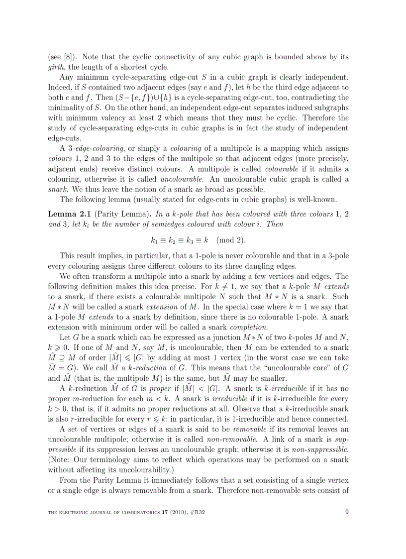 image for page Factorisation of Snarks