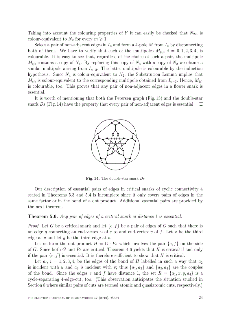 image for page Factorisation of Snarks