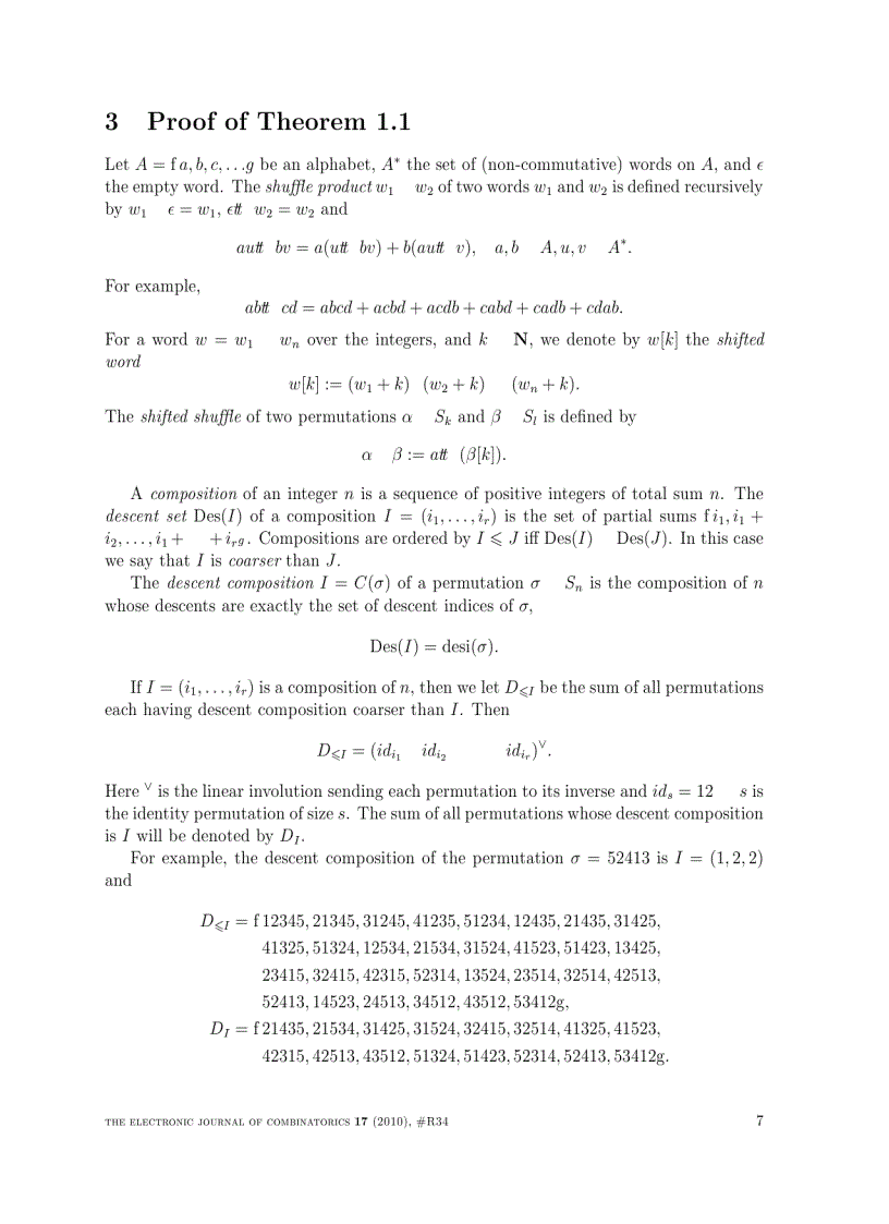 image for page MacMahon s theorem for a set of permutations with given descent indices and right maximal records