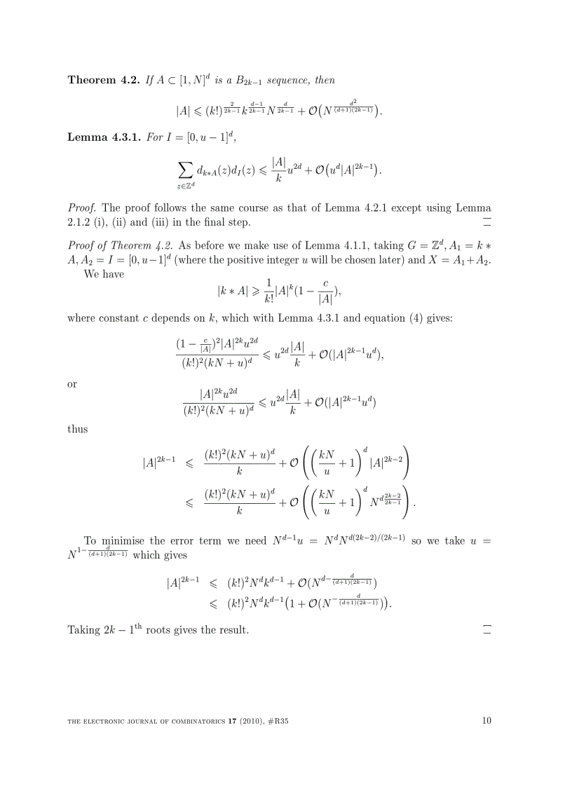 image for page Bh Sequences in Higher Dimensions