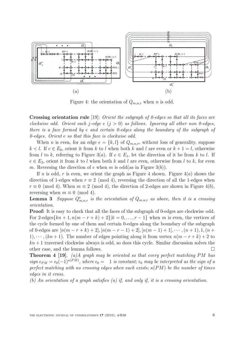 image for page Enumeration of perfect matchings of a type of quadratic lattice on the torus