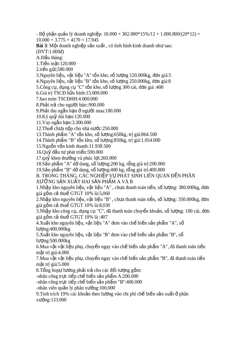 image for page Bài tập bài giải kế toán tài chính