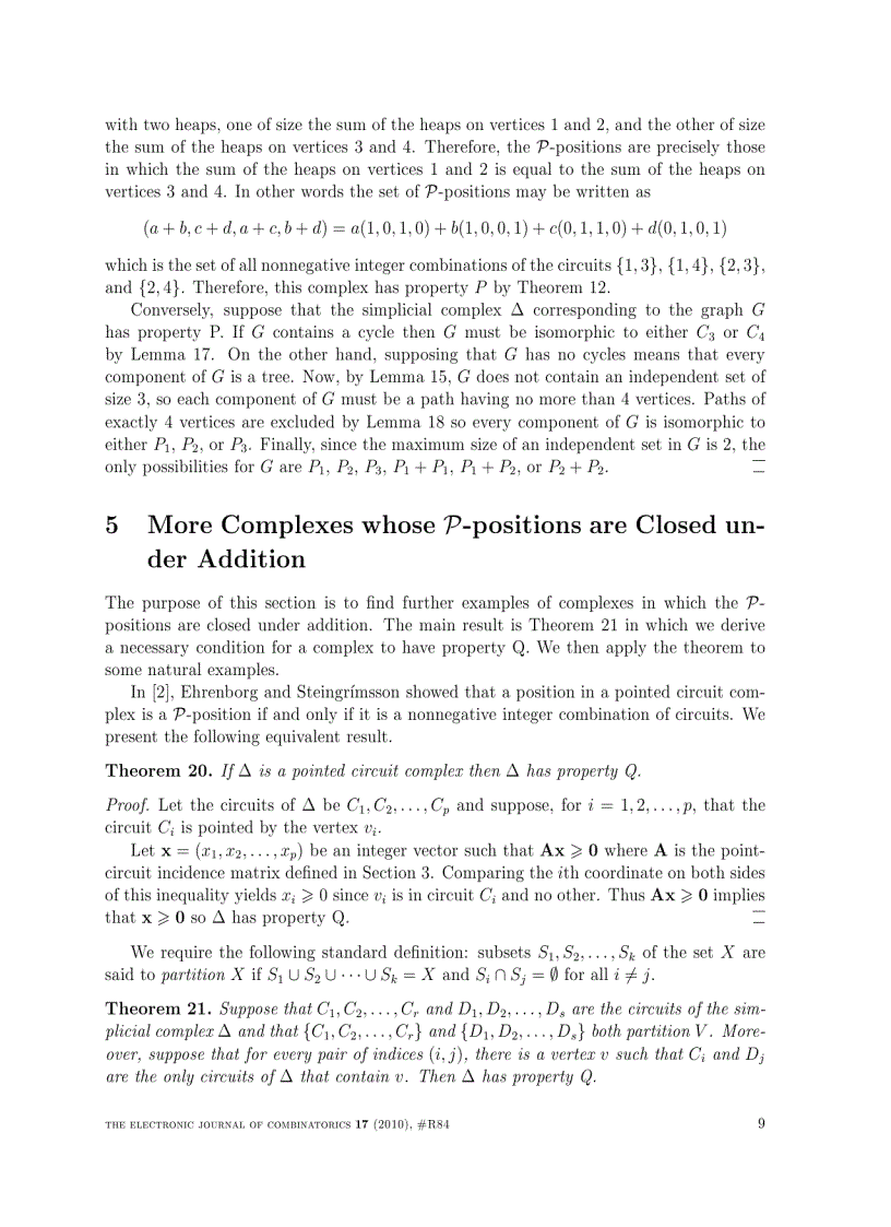 image for page Winning Positions in Simplicial Nim