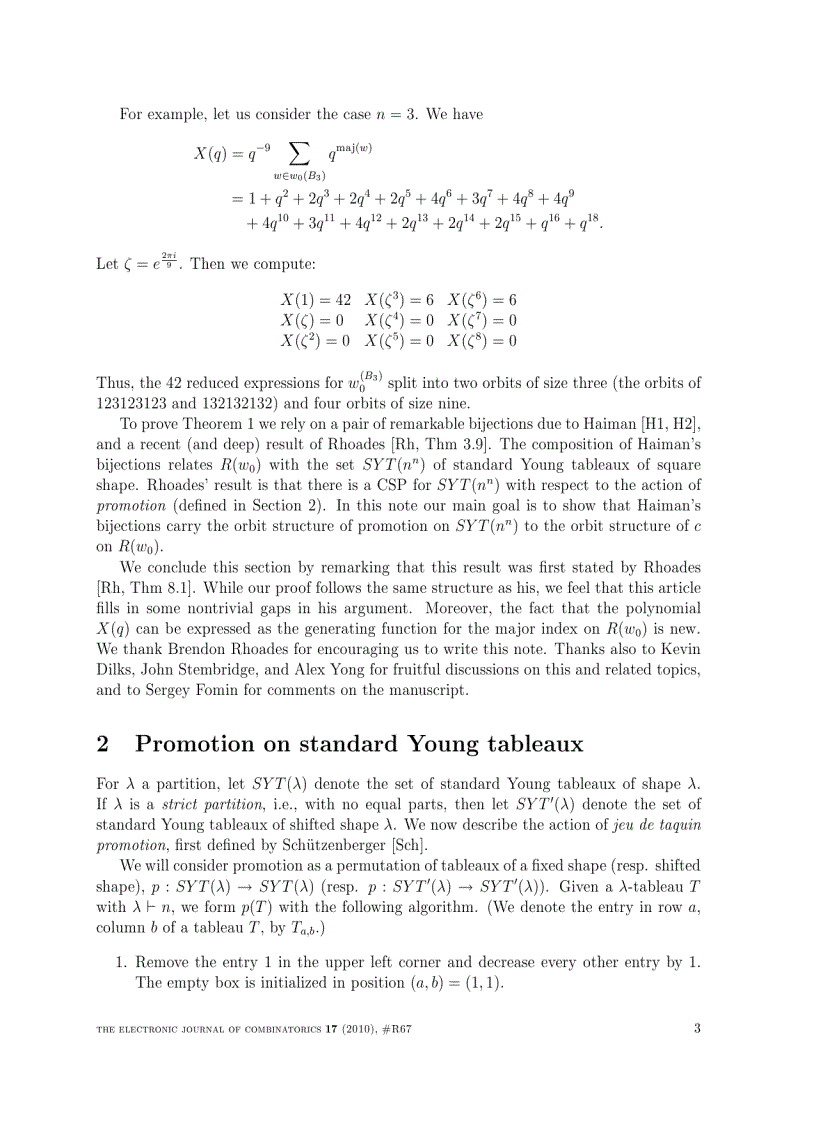 image for page Cyclic sieving for longest reduced words in the hyperoctahedral group