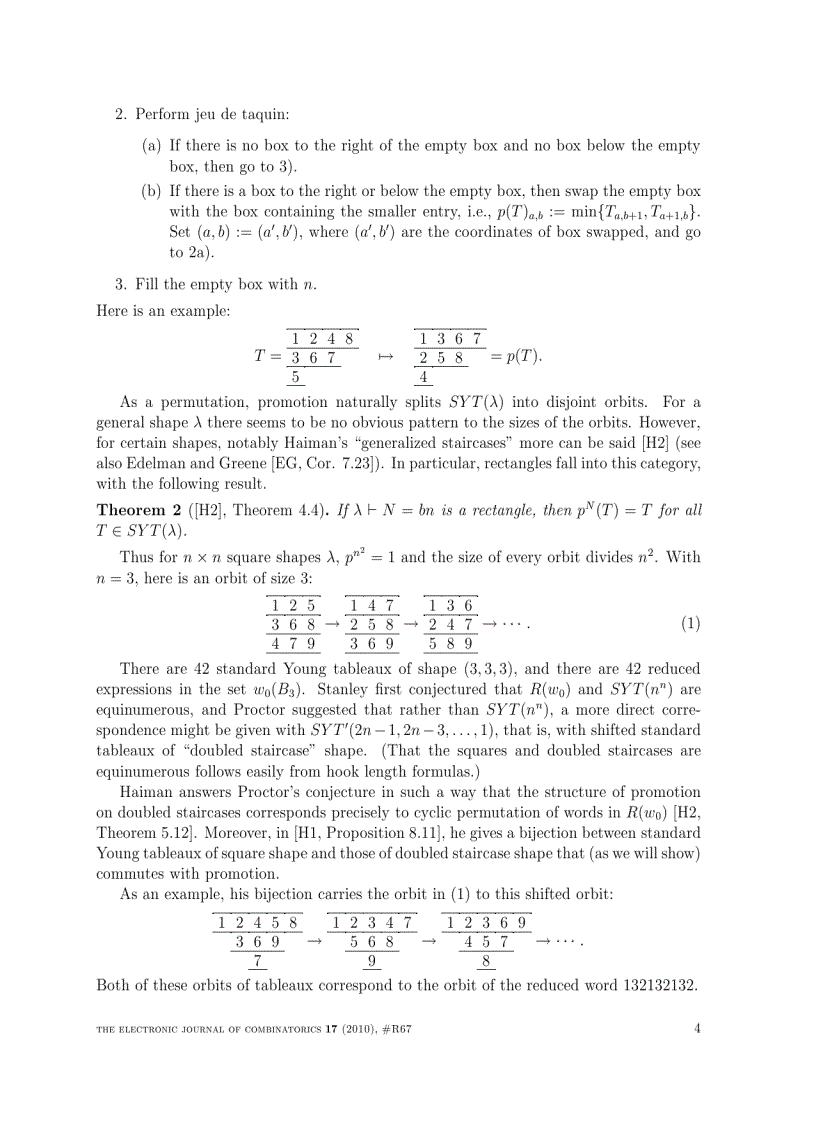 image for page Cyclic sieving for longest reduced words in the hyperoctahedral group