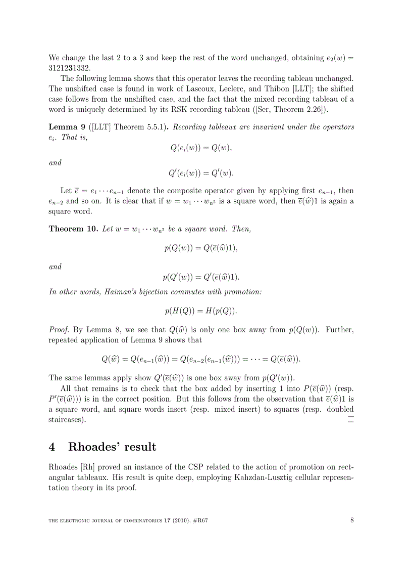 image for page Cyclic sieving for longest reduced words in the hyperoctahedral group
