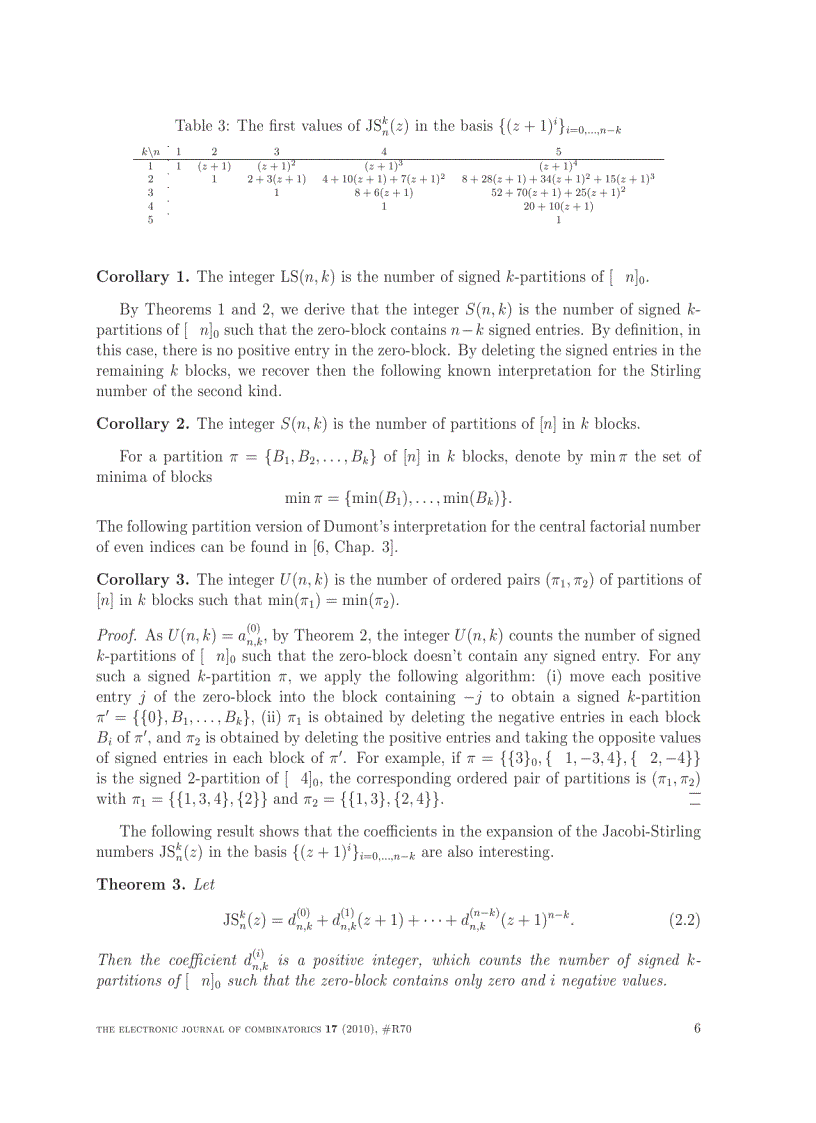 image for page Combinatorial interpretations of the Jacobi Stirling numbers