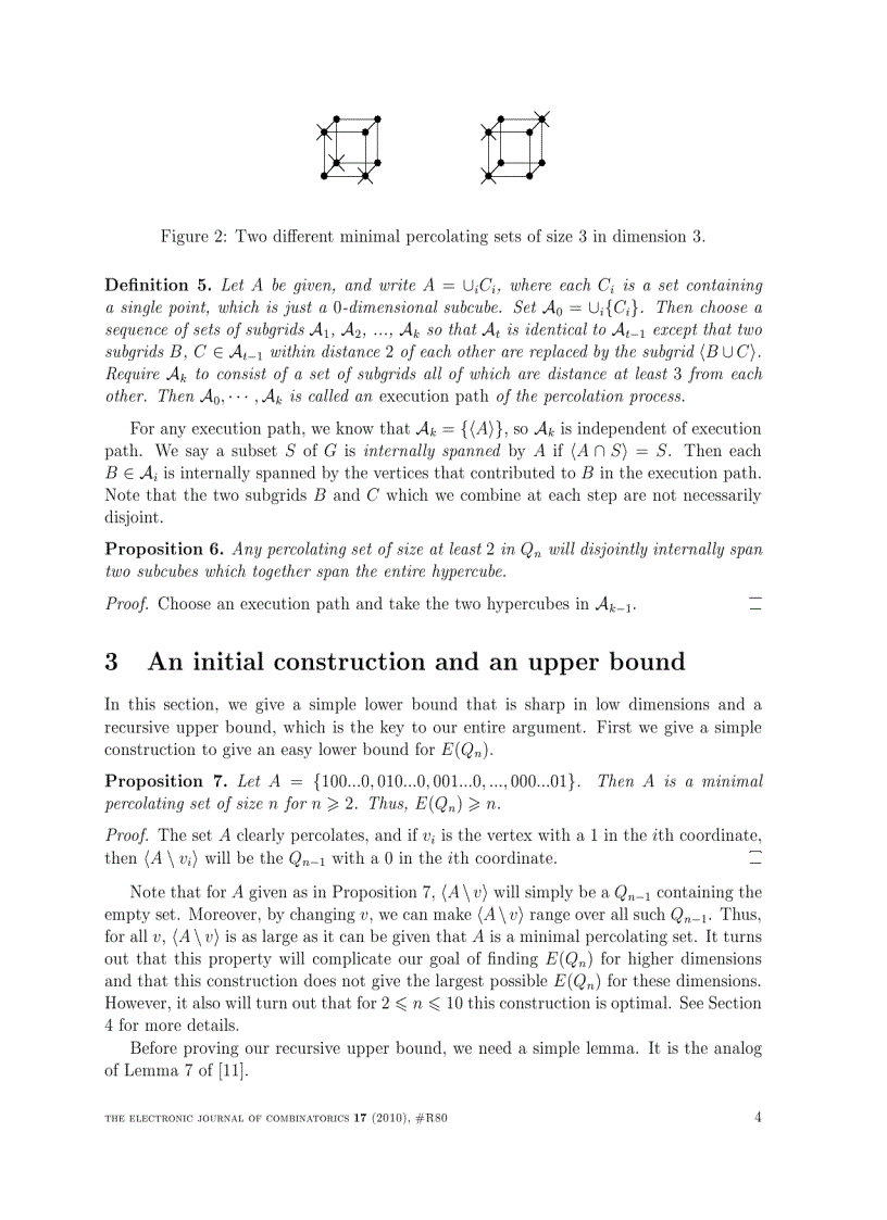 image for page Largest minimal percolating sets in hypercubes under 2 bootstrap percolation