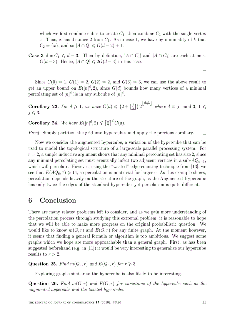 image for page Largest minimal percolating sets in hypercubes under 2 bootstrap percolation