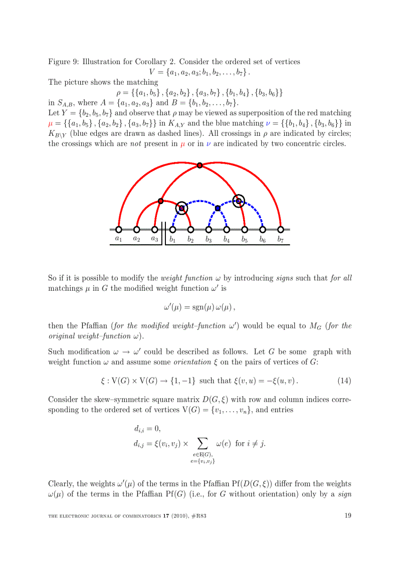 image for page Graphical condensation overlapping Pfaﬃans and superpositions of matchings
