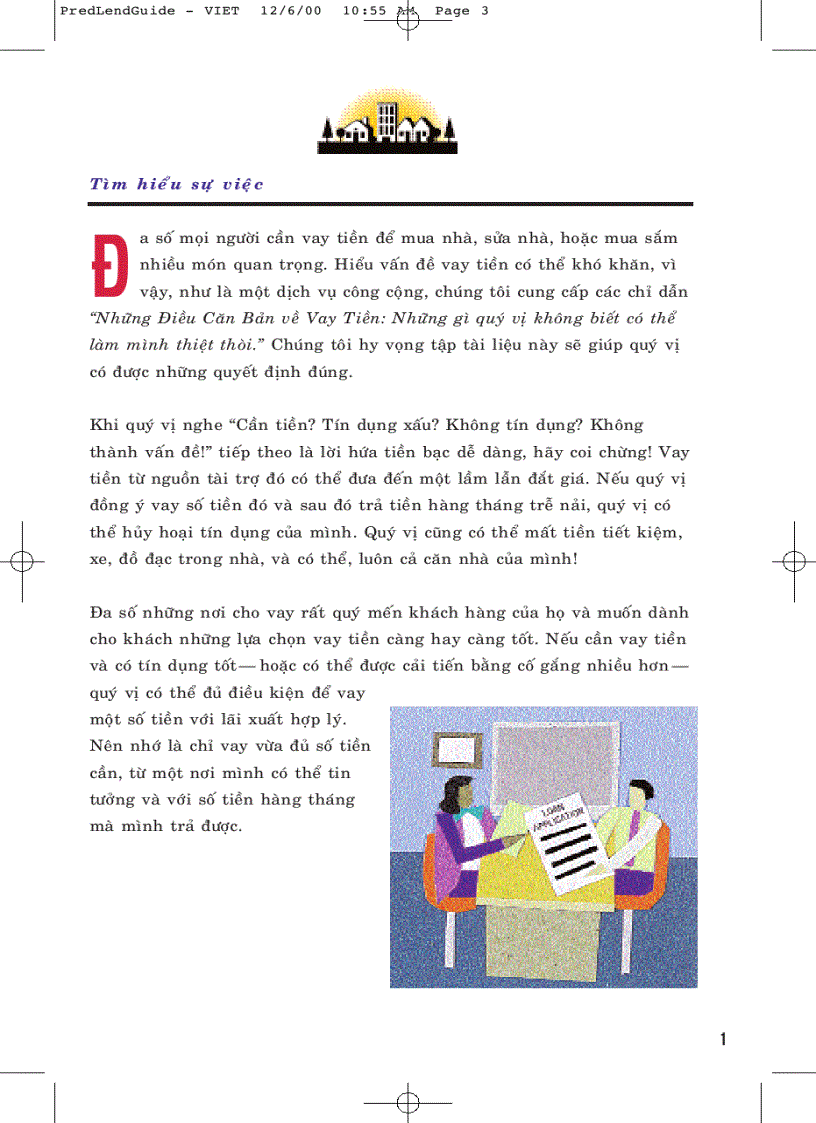 image for page Những Điều Cơ Bản Về Vay Tiền