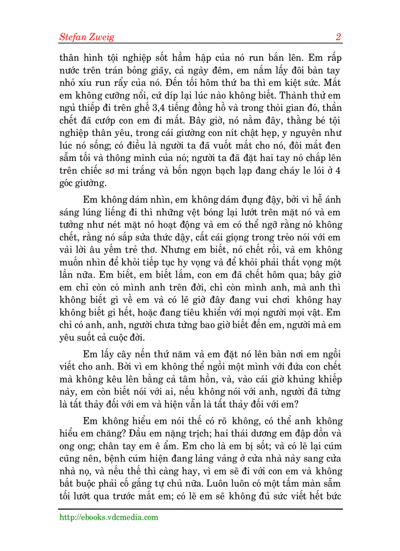 image for page Bức thư của người đàn bà không quen