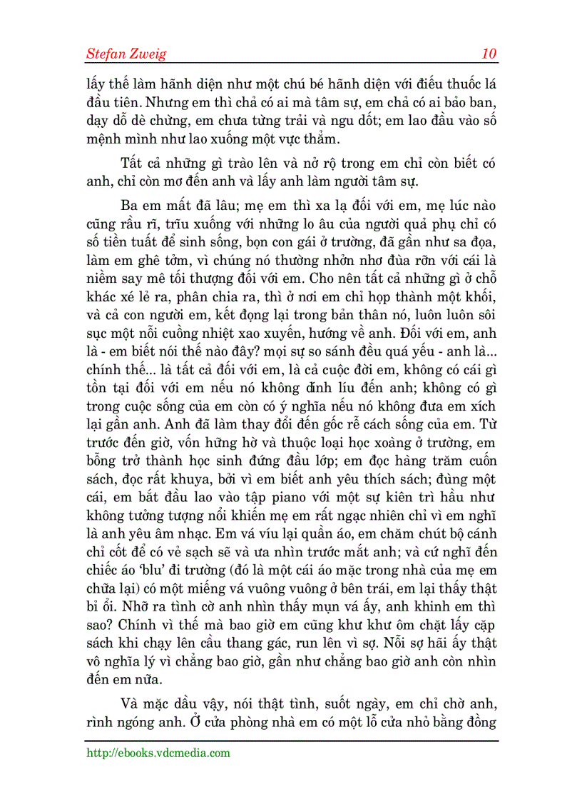 image for page Bức thư của người đàn bà không quen