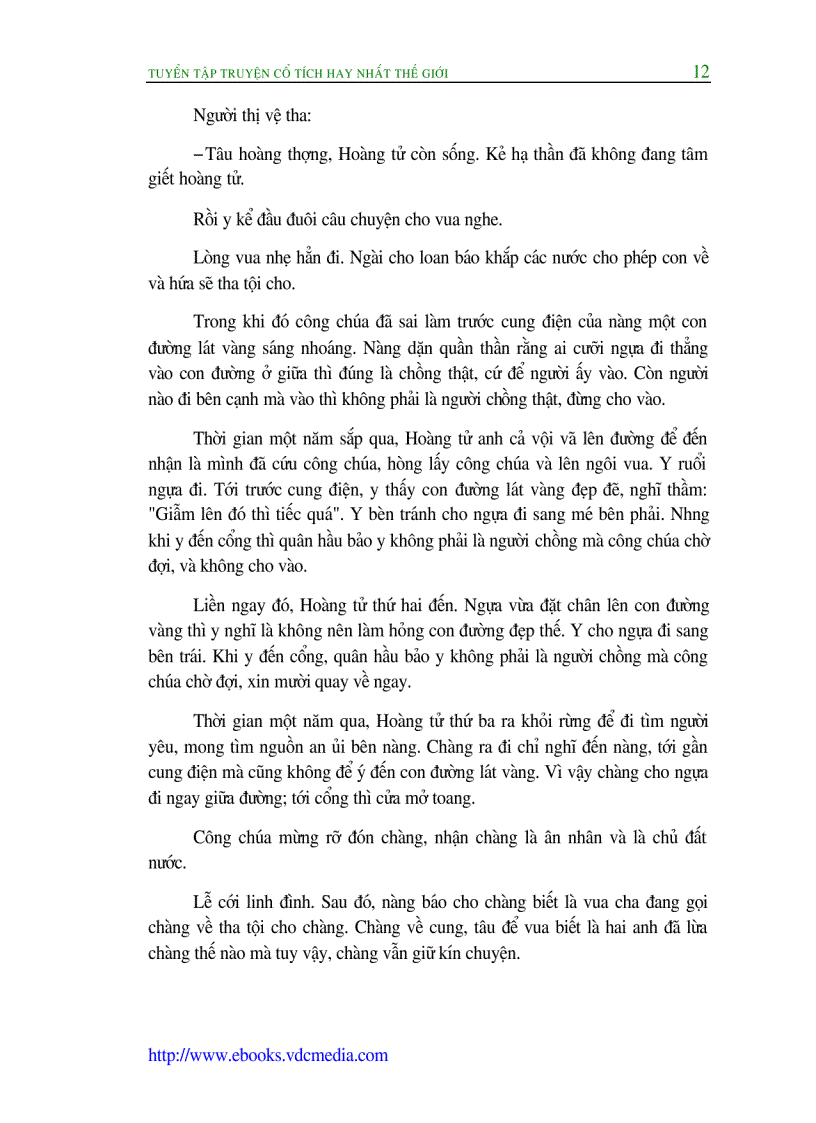 image for page Ebook Truyện cổ tích hay nhất thế giới 4