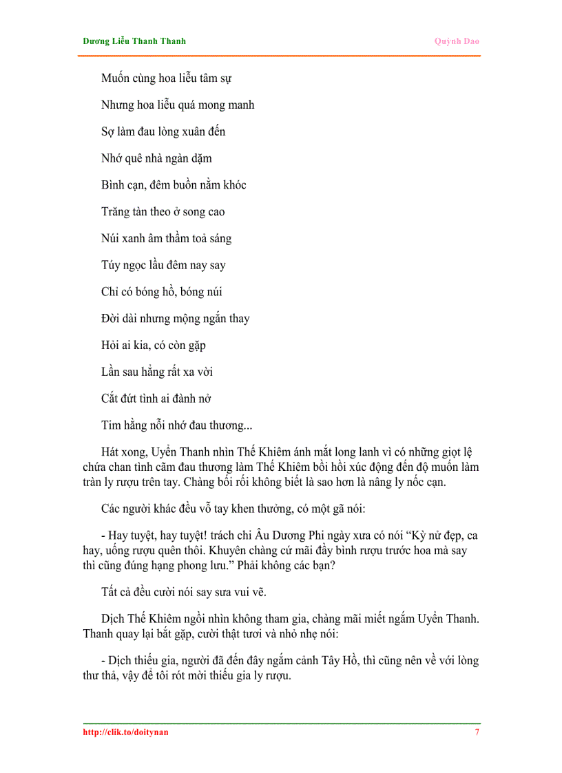 image for page Dương liễu thanh thanh