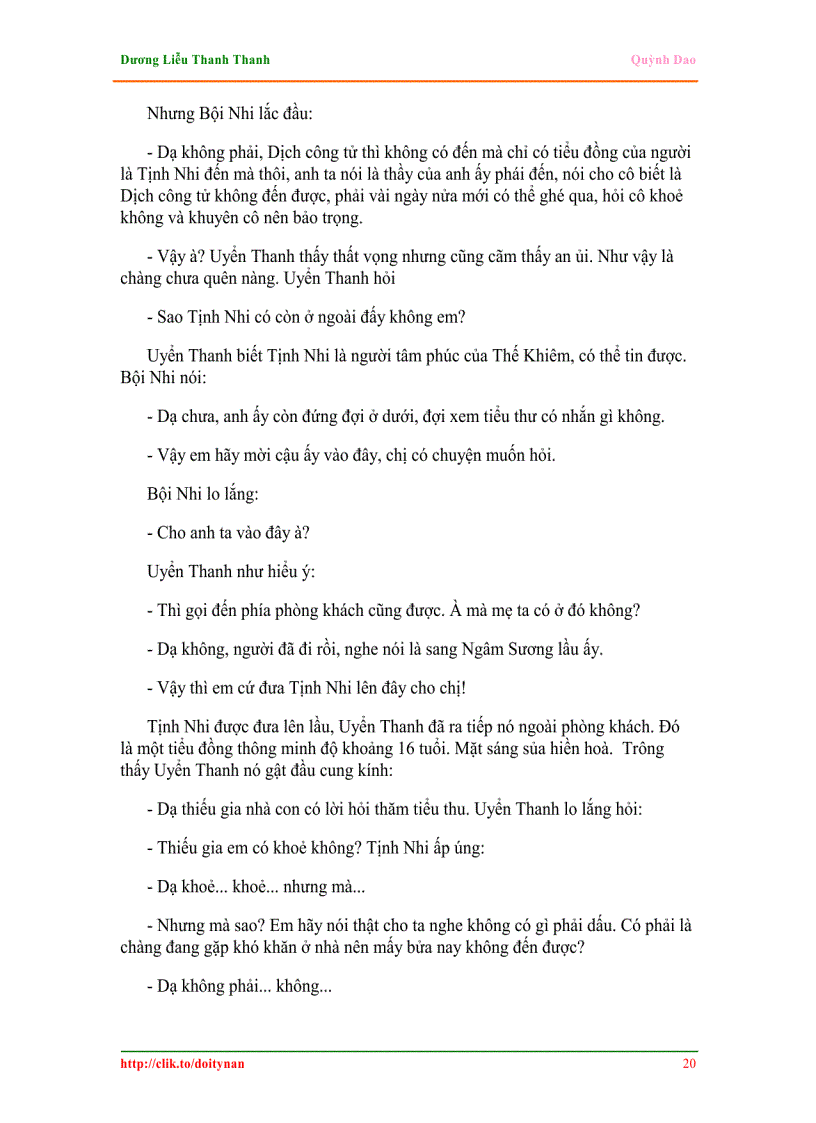 image for page Dương liễu thanh thanh