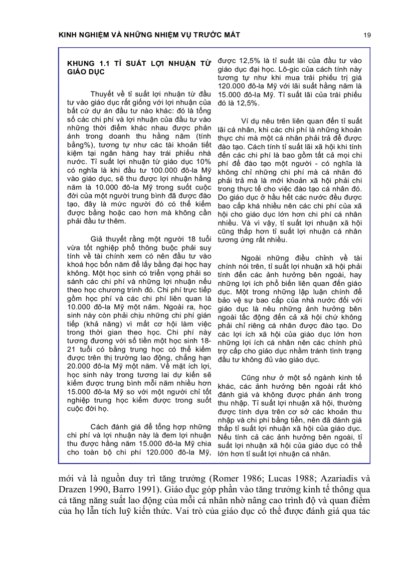 image for page Những ưu tiên và chiến lược cho Giáo Dục