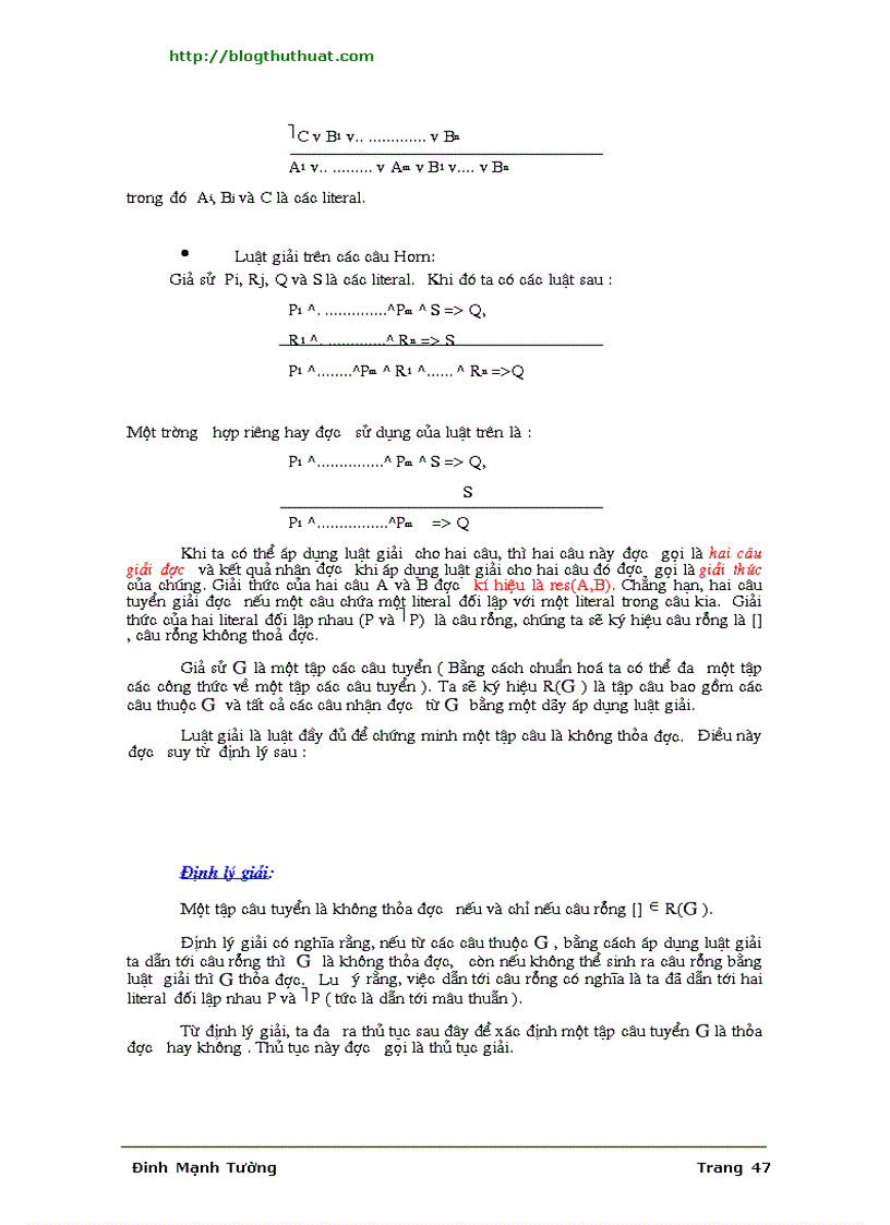 image for page Giáo trình trí tuệ nhân tạo Đinh Mạnh Tường