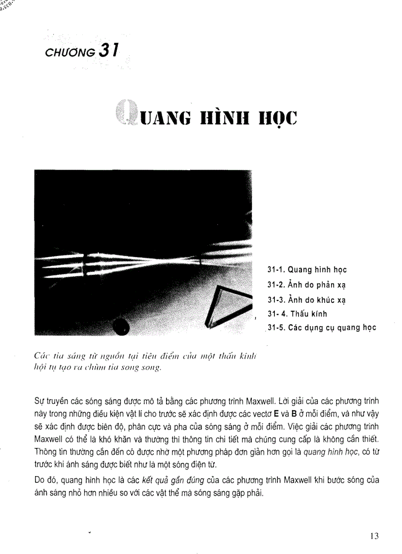 image for page Vật Lí Đại Cương Các Nguyên Lí Và Ứng Dụng Tập 3 QUANG HỌC VẢ VẬT LÝ LƯỢNG TỬ