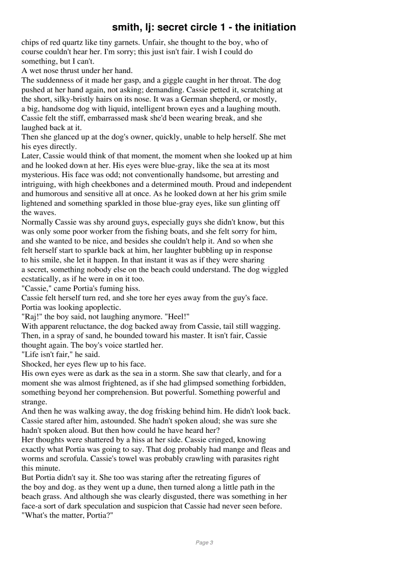 image for page The Secret Circle trilogy Lisa Jane Smith