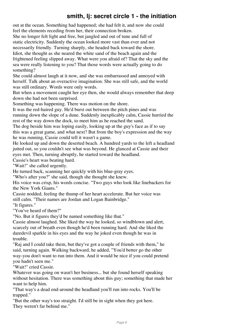 image for page The Secret Circle trilogy Lisa Jane Smith