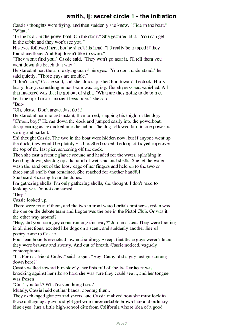 image for page The Secret Circle trilogy Lisa Jane Smith