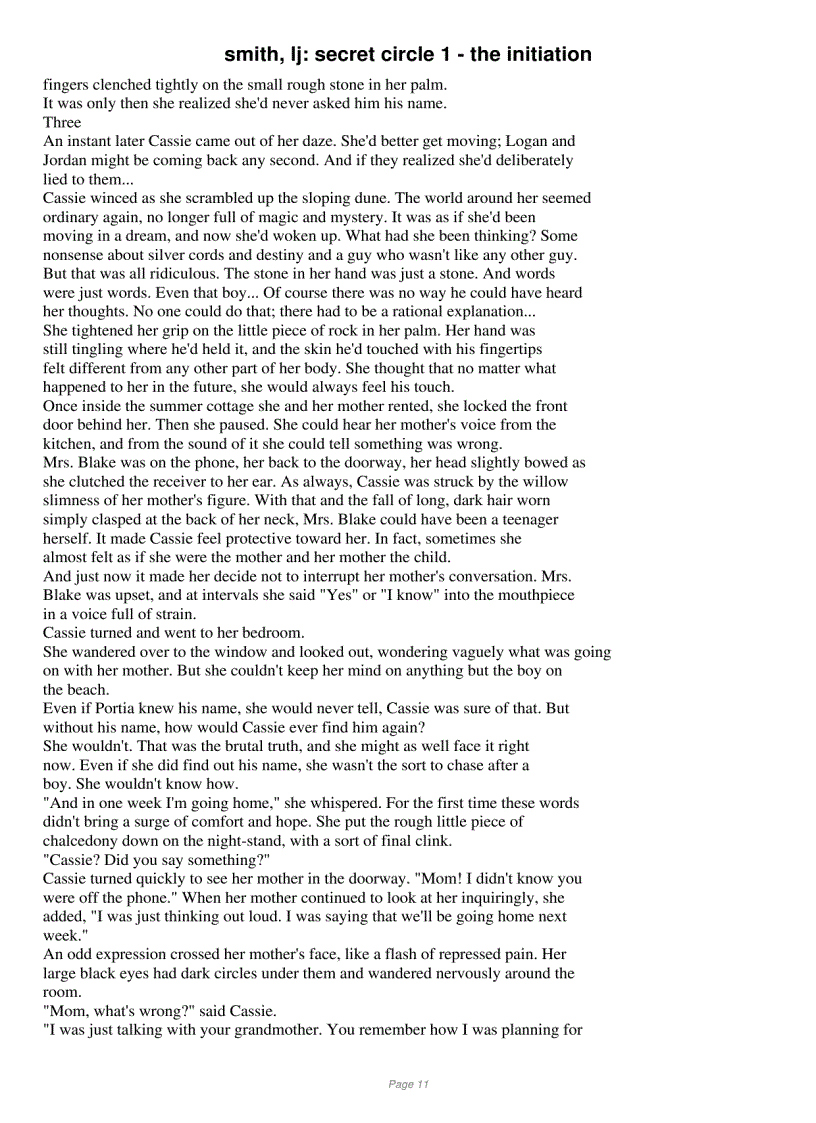 image for page The Secret Circle trilogy Lisa Jane Smith