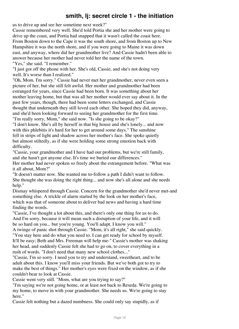 image for page The Secret Circle trilogy Lisa Jane Smith