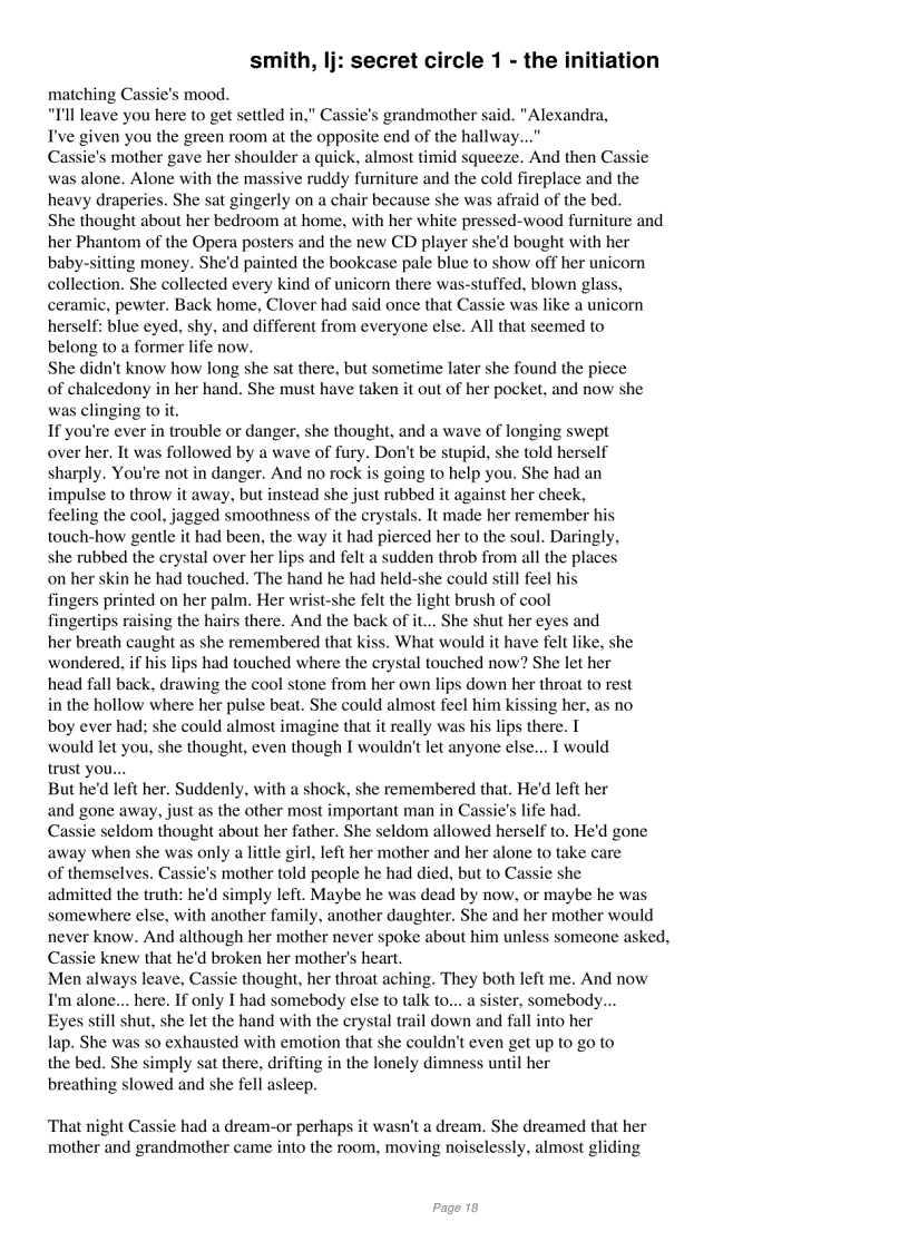 image for page The Secret Circle trilogy Lisa Jane Smith