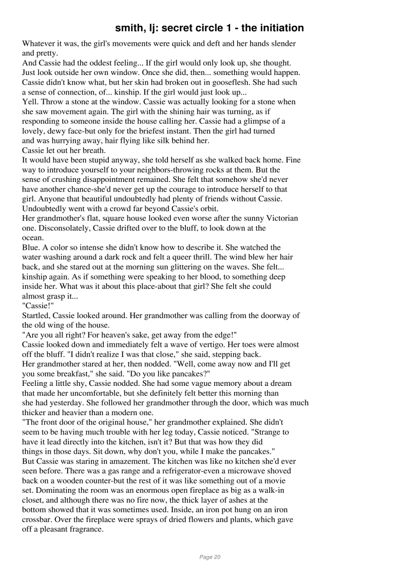 image for page The Secret Circle trilogy Lisa Jane Smith