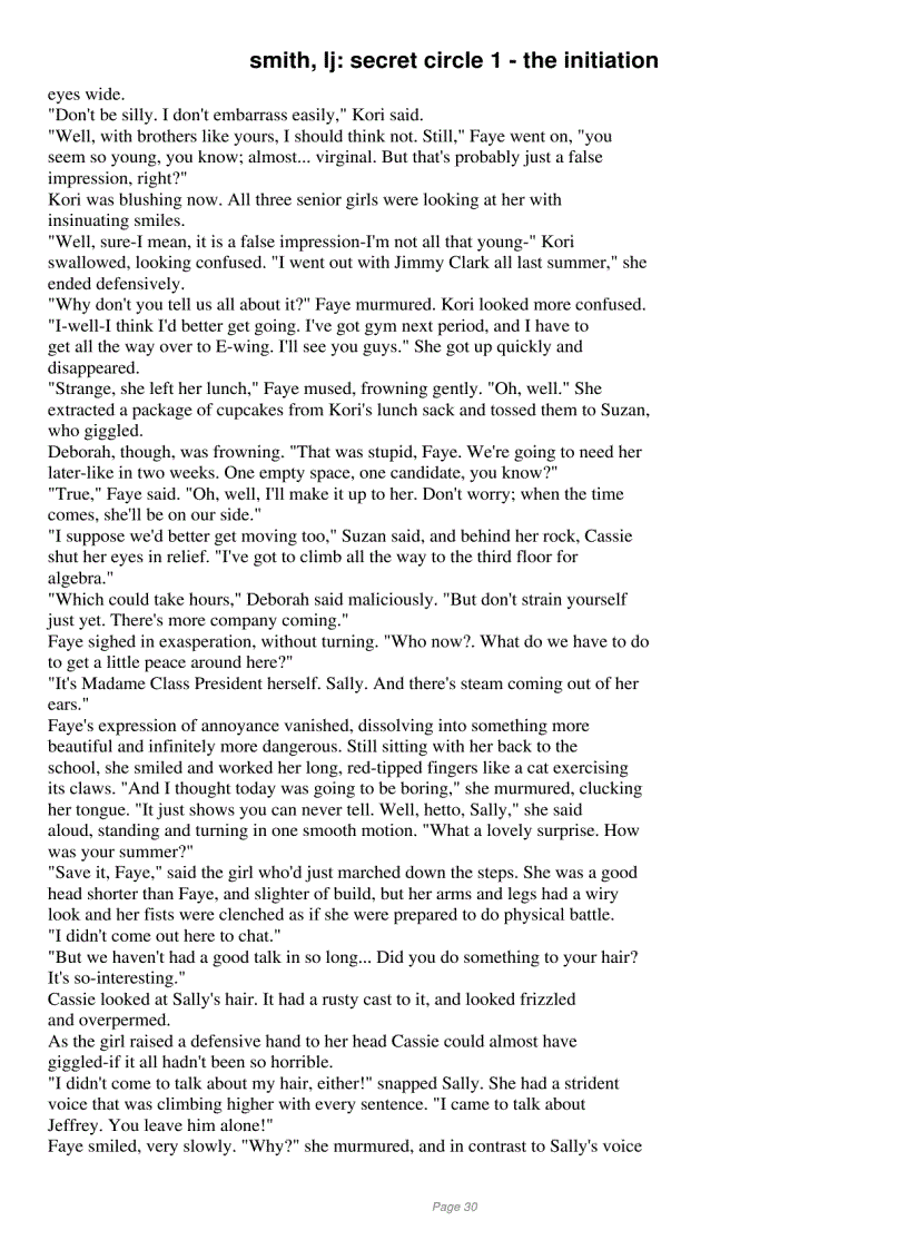 image for page The Secret Circle trilogy Lisa Jane Smith