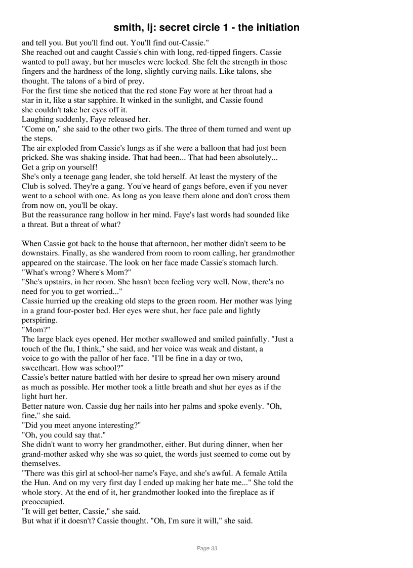 image for page The Secret Circle trilogy Lisa Jane Smith