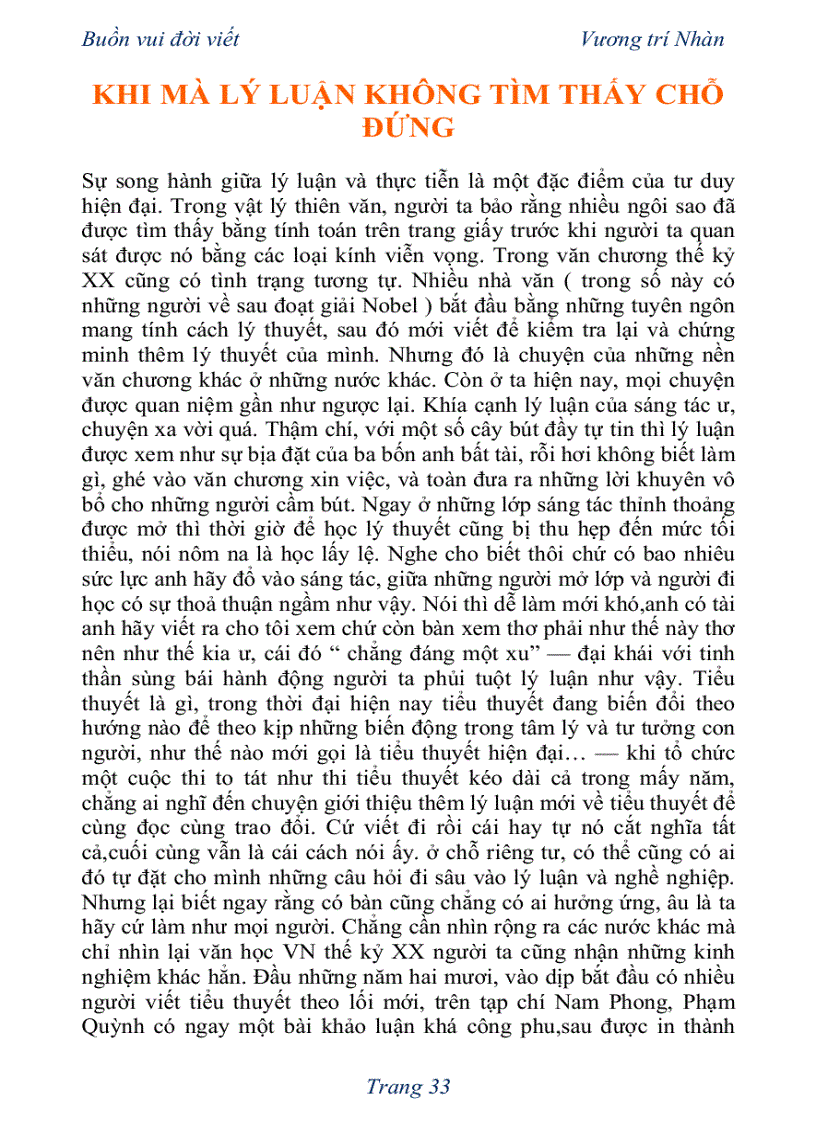 image for page Buồn vui đời viết Vương trí Nhàn