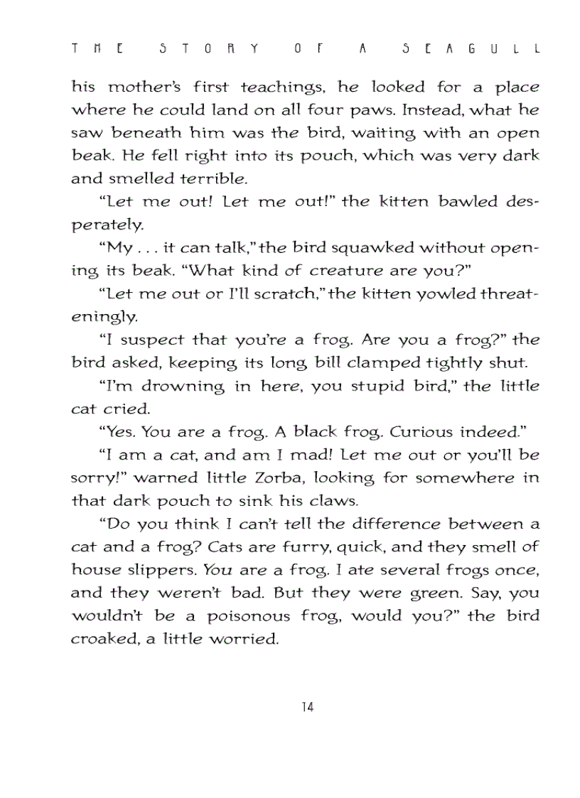 image for page Ebook The Story of a Seagull and the Cat Who Taught Her To Fly Luis Sepulveda