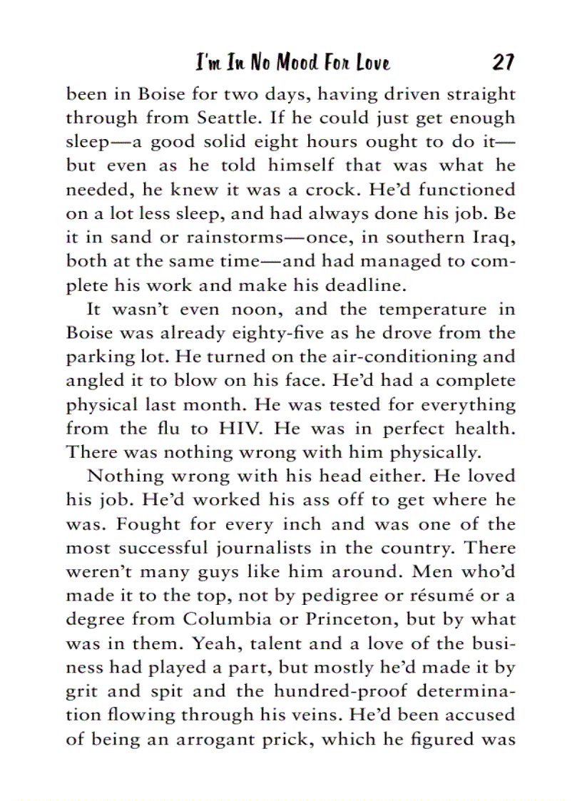 image for page Ebook I m In No Mood For Love